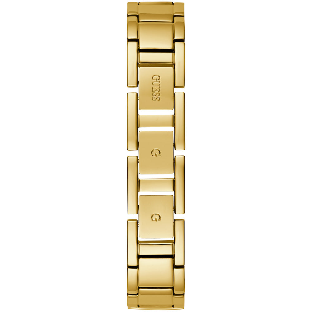 Guess Quartz White Dial Gold Steel Strap Watch For Women - W1152L2 Buy Now By Guess