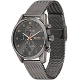 Hugo Boss Skymaster Grey Dial Grey Mesh Bracelet Watch for Men - 1513837 Buy Now By Hugo Boss