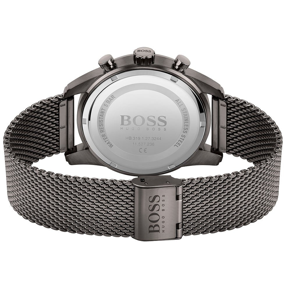 Hugo Boss Skymaster Grey Dial Grey Mesh Bracelet Watch for Men - 1513837 Buy Now By Hugo Boss
