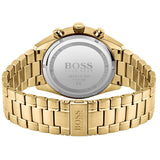Hugo Boss Champion Black Dial Gold Steel Strap Watch for Men - 1513848 Buy Now By Hugo Boss