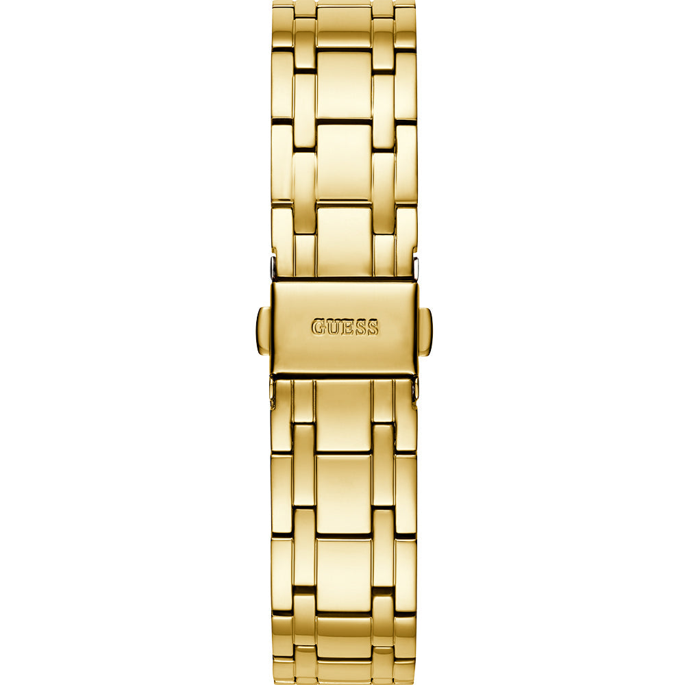 Guess Cosmo Diamonds Green Dial Gold Steel Strap Watch for Women - GW0033L8 Buy Now By Guess