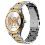 Michael Kors Slim Runway Three Hand Silver Dial Two Tone Steel Strap Watch For Women - MK4735 Buy Now By Michael Kors
