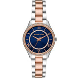 Michael Kors Lauryn Three-Hand Blue Dial Two Tone Steel Strap Watch for Women - MK4738 Buy Now By Michael Kors