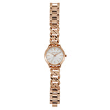 Michael Kors Runway Three-Hand Silver Dial Rose Gold Steel Strap Watch for Women - MK7473 Buy Now By Michael Kors