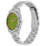 Michael Kors Lennox Three-Hand Green Dial Silver Steel Strap Watch for Women - MK7463 Buy Now By Michael Kors