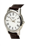 Tissot T Classic Dream White Dial Brown Leather Strap Watch for Men - T033.410.16.013.01 Buy Now By Tissot