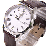 Tissot T Classic Dream White Dial Brown Leather Strap Watch for Men - T033.410.16.013.01 Buy Now By Tissot