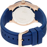Guess Jet Setter Analog Quartz Blue Dial Blue Rubber Strap Watch For Women - W0571L1 Buy Now By Guess