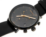 Calvin Klein High Noon Black Dial Black Leather Strap Watch for Men - K8M274CB Buy Now By Calvin Klein