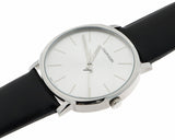 Calvin Klein Posh Silver Dial Black Leather Strap Watch for Men - K8Q311C6 Buy Now By Calvin Klein
