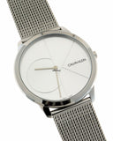 Calvin Klein Minimal Silver Dial Silver Mesh Bracelet Watch for Men - K3M2112Z Buy Now By Calvin Klein