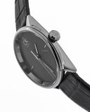 Calvin Klein Accent Black Dial Black Leather Strap Watch for Women - K2Y2Y1C3 Buy Now By Calvin Klein