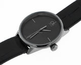 Calvin Klein Accent Black Dial Black Leather Strap Watch for Women - K2Y2Y1C3 Buy Now By Calvin Klein
