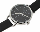 Calvin Klein Even Black Dial Black Leather Strap Watch for Women - K7B231CZ Buy Now By Calvin Klein