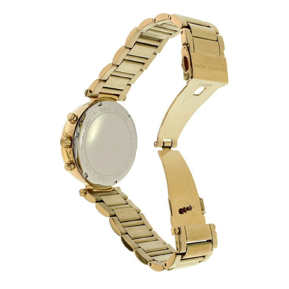 Michael Kors Sawyer White Dial Gold Steel Strap Watch for Women - MK6362 Buy Now By Michael Kors