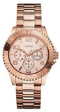 Guess BFF Multifunction Rose Gold Dial Rose Gold Steel Strap Watch for Women - W0231L4 Buy Now By Guess