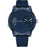 Tommy Hilfiger Denim Blue Dial Blue Rubber Strap Watch for Men - 1791556 Buy Now By Tommy Hilfiger