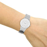 Calvin Klein Simplicity White Dial Silver Steel Strap Watch for Women - K4323185 Buy Now By Calvin Klein