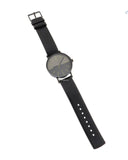 Calvin Klein Boost Black Dial Black Leather Strap Watch for Men - K7Y214CL Buy Now By Calvin Klein