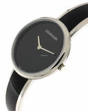 Calvin Klein Seduce Black Dial Two Tone Steel Strap Watch for Women - K4E2N111 Buy Now By Calvin Klein