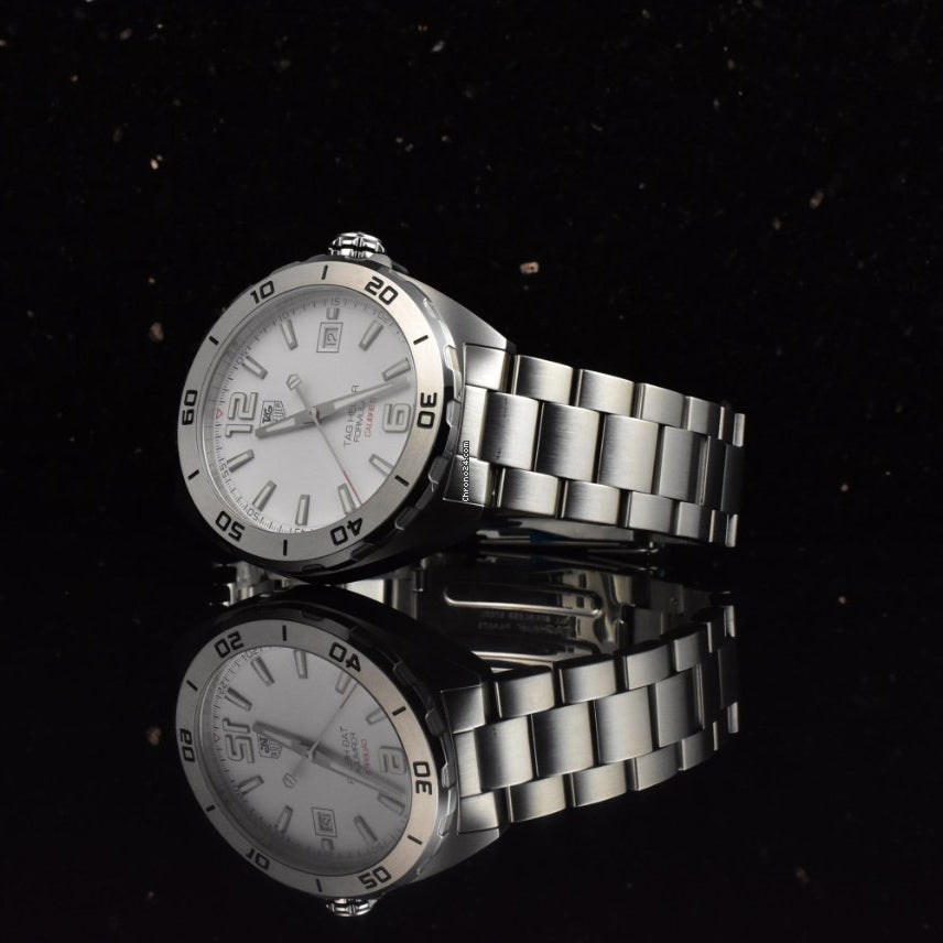 Tag Heuer Formula 1 White Dial Watch for Men - WAZ2114.BA0875