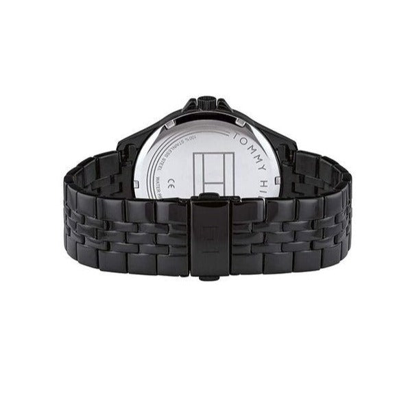 Tommy Hilfiger Shawn Quartz Black Dial Black Steel Strap Watch for Men - 1791611 Buy Now By Tommy Hilfiger