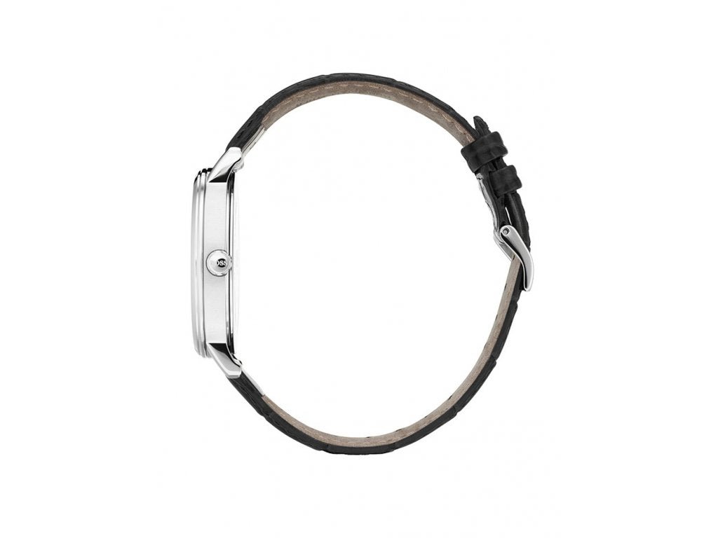 Hugo Boss Corporal Black Dial Black Leather Strap Watch for Men - 1513638 Buy Now By Hugo Boss