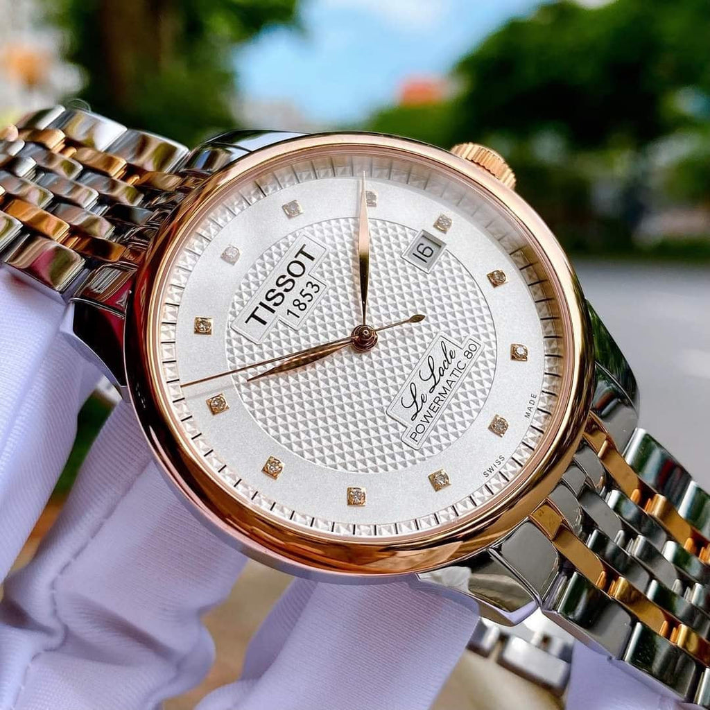 Tissot Le Locle Powermatic 80 Silver Dial Two Tone Steel Strap Watch For Men - T006.407.22.036.01 Buy Now By Tissot