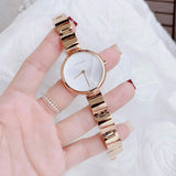 Calvin Klein Wavy White Dial Rose Gold Steel Strap Watch for Women - K9U23646 Buy Now By Calvin Klein