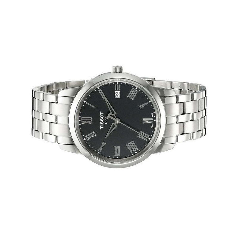Tissot T Classic Dream Black Dial Silver Steel Strap Watch for Men - T033.410.11.053.01 Buy Now By Tissot