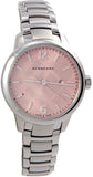 Burberry The Classic Pink Dial Silver Steel Strap Watch for Women - BU10111 Buy Now By Burberry