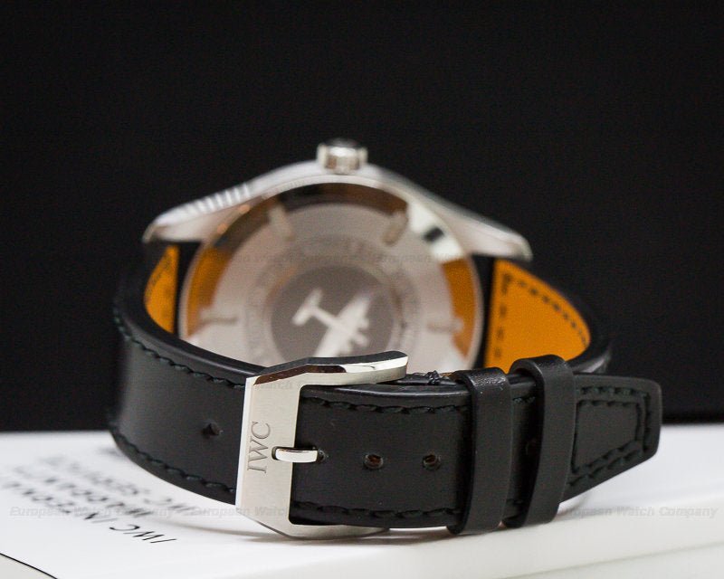 IWC Pilot's Watch Mark XVIII White Dial Black Leather Strap Watch for Men - IW327002 Buy Now By IWC