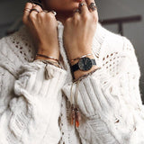 Daniel Wellington Petite Ashfield Black Dial Black Mesh Strap Watch For Women - DW00100245 Buy Now By Daniel Wellington