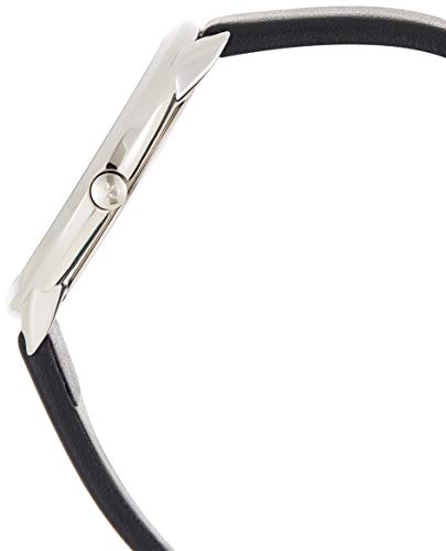 Calvin Klein Minimal Black Dial Black Leather Strap Watch for Men - K3M211C3 Buy Now By Calvin Klein