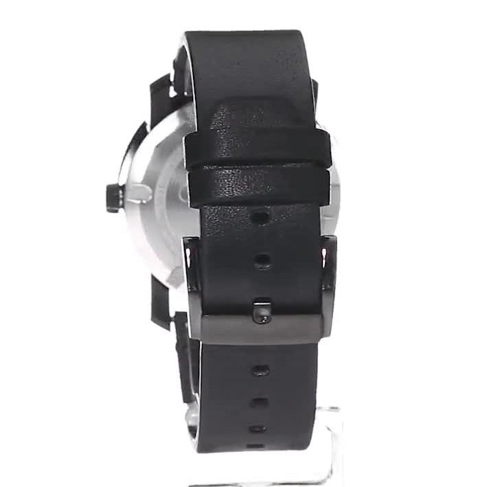 Movado Bold Black Dial Black Leather Strap Watch For Men - 3600306 Buy Now By Movado