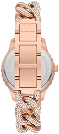Michael Kors Layton Multifunction Crystals Rose Gold Dial Rose Gold Steel Strap Watch for Women - MK4654 Buy Now By Michael Kors