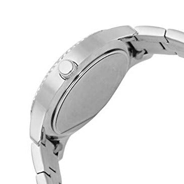Guess Bedazzle Diamonds Silver Dial Silver Steel Strap Watch For Women - W1097L1 Buy Now By Guess