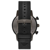 Emporio Armani Luigi Chronograph Quartz Black Dial Two Tone Nylon Strap Watch For Men - AR1948 Buy Now By Emporio Armani