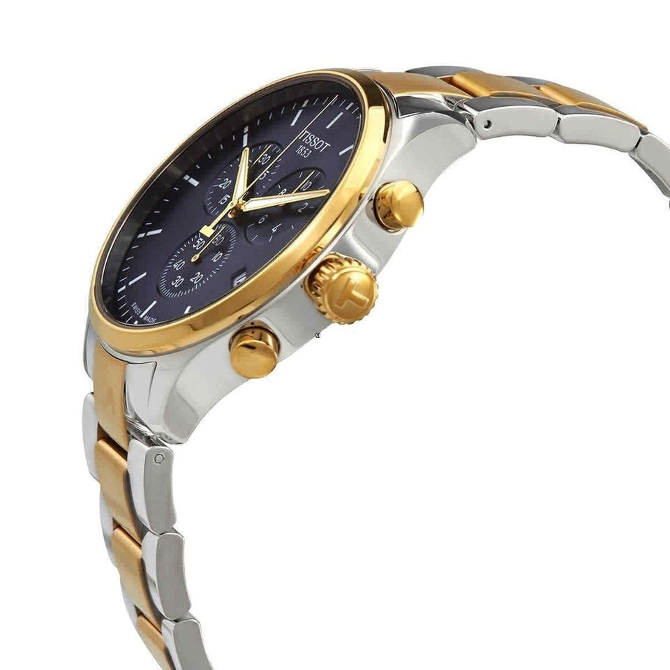 Tissot Chrono XL Classic Blue Dial Two Tone Steel Strap Watch for Men - T116.617.22.041.00 Buy Now By Tissot