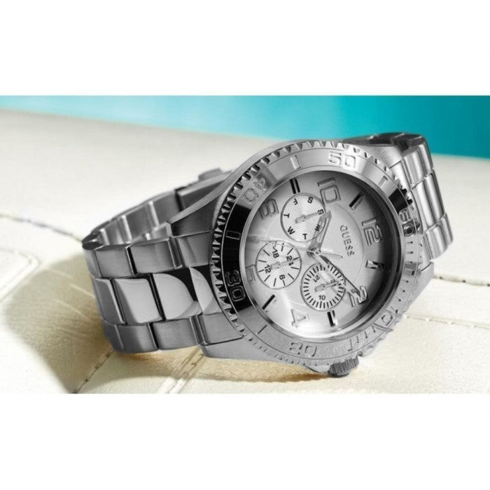 Guess BFF Multifunction Silver Dial Silver Steel Strap Watch for Women - W0231L1 Buy Now By Guess