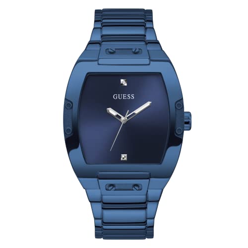 Guess Phoenix Blue Dial Blue Steel Strap Watch for Men - GW0387G4 Buy Now By Guess