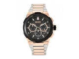 Hugo Boss Supernova Black Dial Two Tone Steel Strap Watch for Men - 1513358 Buy Now By Hugo Boss