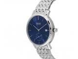 Hugo Boss Corporal Blue Dial Silver Steel Strap Watch for Men - 1513642 Buy Now By Hugo Boss