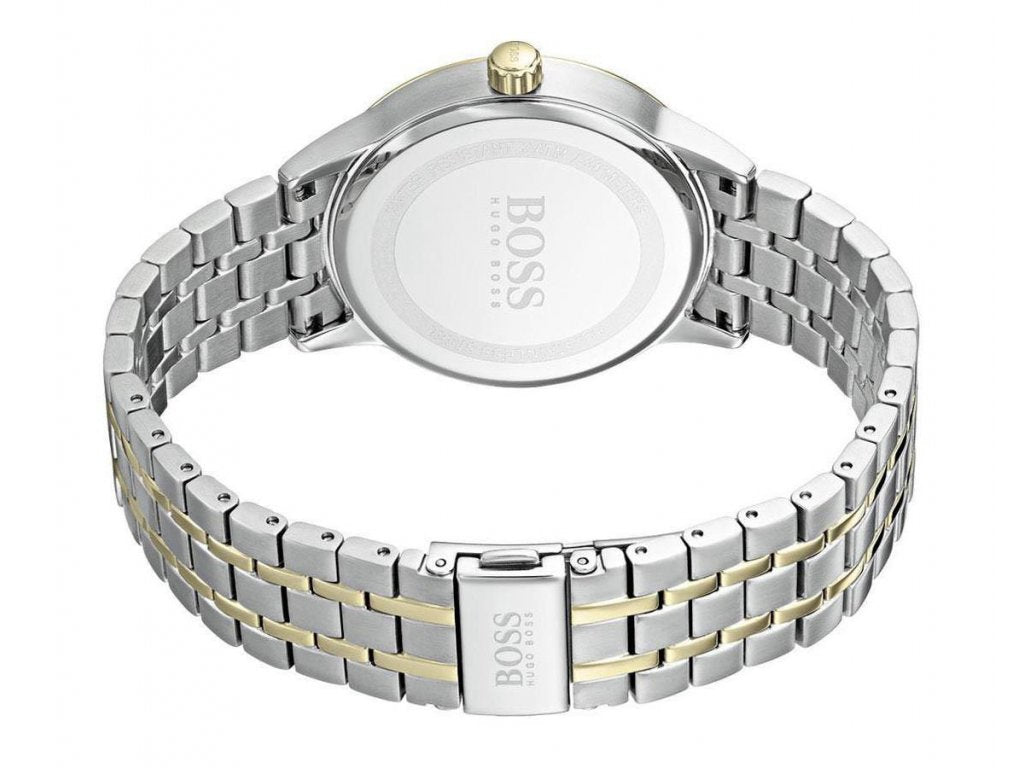 Hugo Boss Classic Silver Dial Two Tone Steel Strap Watch for Men - 1513687 Buy Now By Hugo Boss