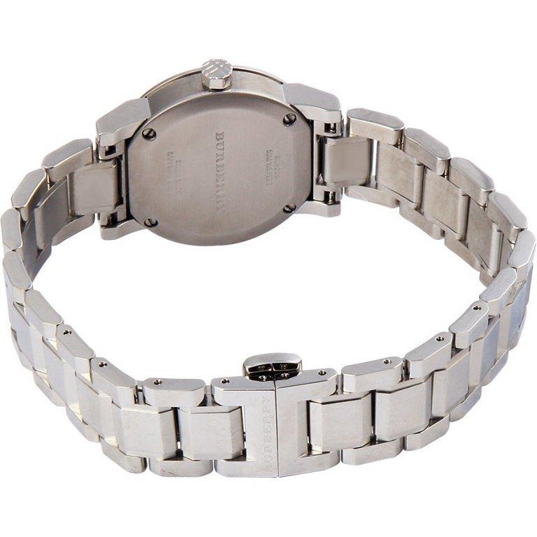 Burberry The City Diamonds Silver Dial Silver Steel Strap Watch for Women - BU9220 Buy Now By Burberry