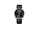Calvin Klein City Black Dial Black Leather Strap Watch for Men - K2G21107 Buy Now By Calvin Klein