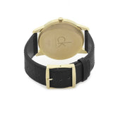 Calvin Klein City Mother of Pearl White Dial Black Leather Strap Watch for Men - K2G2G5C6 Buy Now By Calvin Klein