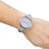 Calvin Klein Impetuous Silver Dial Silver Steel Strap Watch for Women - K4F2N116 Buy Now By Calvin Klein