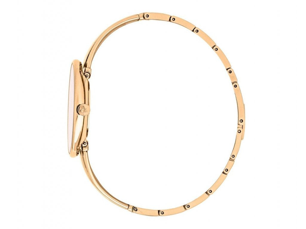 Calvin Klein Drift Silver Dial Gold Steel Strap Watch for Women - K6S2N516 Buy Now By Calvin Klein