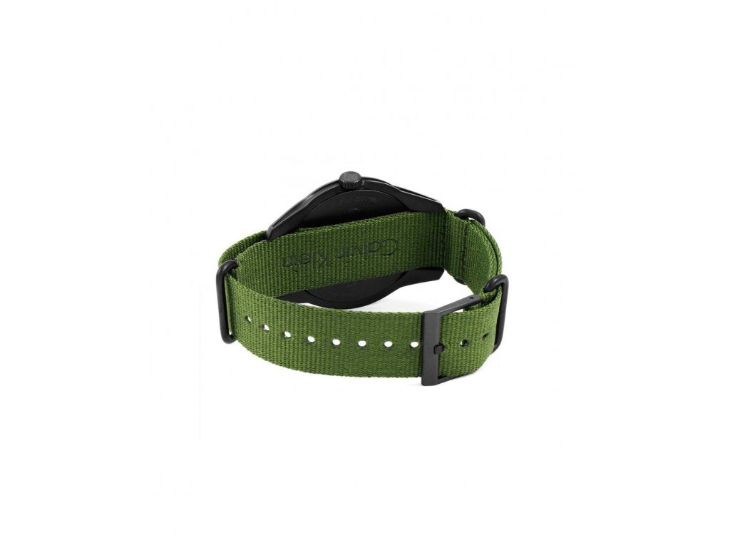 Calvin Klein Tone Green Dial Green NATO Strap Watch for Men - K7K514WL Buy Now By Calvin Klein